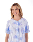 Slenderella Floral Print Cotton Pyjamas PJ01134