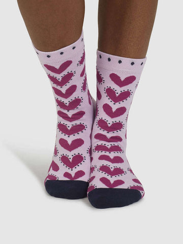 Thought Tyas Heart Socks SPW897