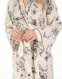 Gaspe Satin Wrap Dressing Gown GL04709